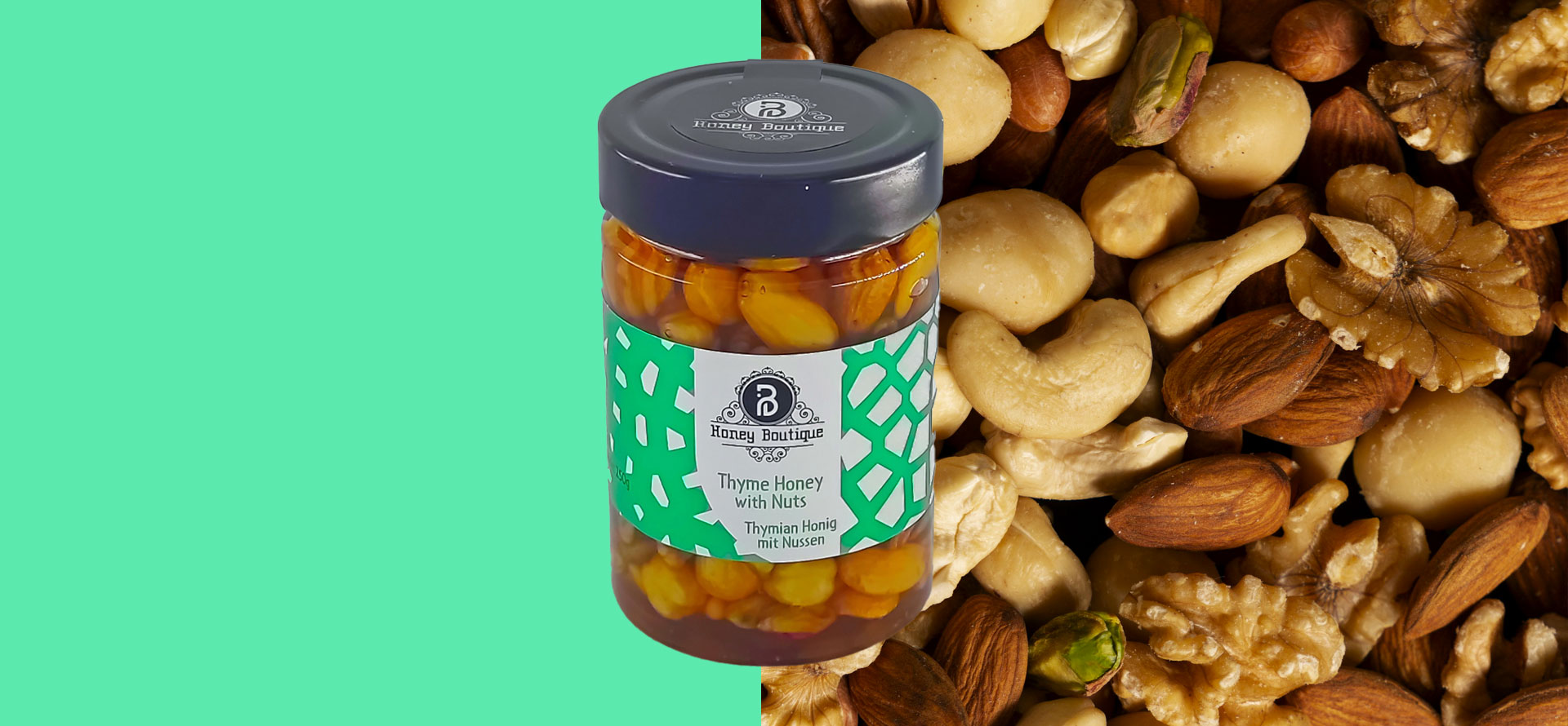 Thyme Honey with Nuts